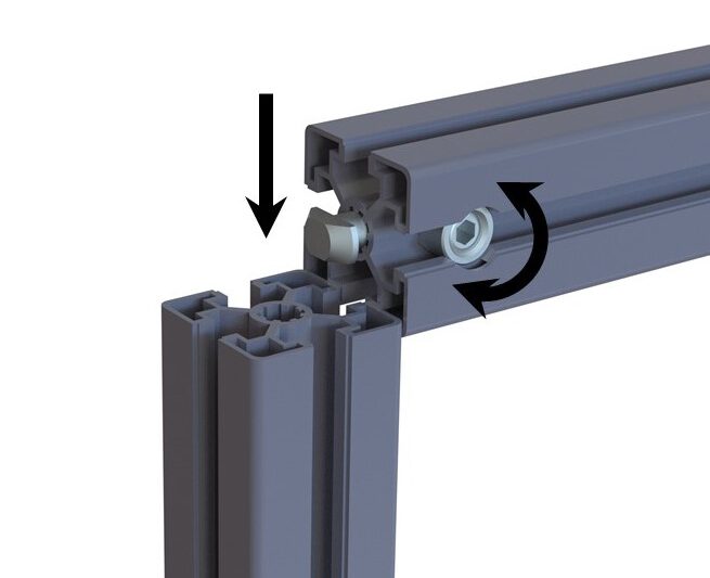 Aluminiumsystem für modulare Außenkonstruktionen